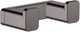 Hansgrohe addstoris q handdoekhaak dubbel - geborsteld zwart chroom (antraciet)
