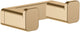 Hansgrohe addstoris dubbele handdoekhaak brushed bronze