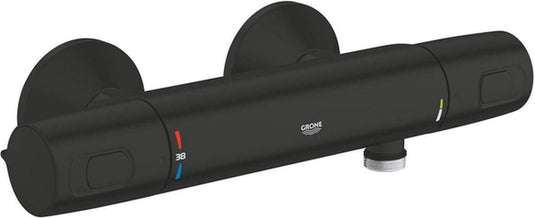 Grohe quickfix precision trend thermostatische douchemengkraan - waterbesparend - matte black