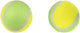 Flamingo smash - speelgoed honden - hs tennisbal smash + squeaker 2 kleuren 8cm 2 stuks - 2st - 121928 - 2st