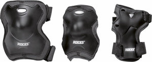 skatebeschermingsset Super unisex zwart maat L 6-delig