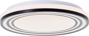 Brilliant kobana - plafondlamp - led 24w 3000k - zwart