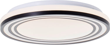 Brilliant kobana - plafondlamp - led 24w 3000k - zwart