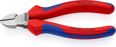Knipex zijsnijtang | 140 mm lengte | meer-componentengrepen | zwart geatramenteerd - 70 02 140 sb