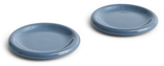 Hay barro ontbijtbord ø18 set van 2 dark blue