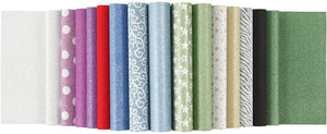 Creativ company glitterpapier blok a4 150gr, 30 vellen