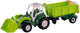 Cavallino xl tractor groen met kiep aanhangwagen, 86,5cm