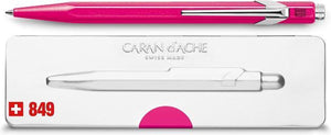 Caran d'ache 849 popline balpen fluo roze