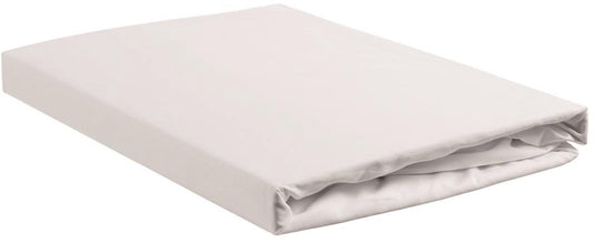 Ambiante - bamboe-katoen - boxspring hoeslaken - 90x200 cm - wit