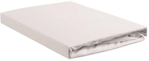 Ambiante - bamboe-katoen - boxspring hoeslaken - 140x200 cm - wit