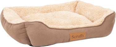 Scruffs cosy - comfortabele zacht gevoerde hondenmand - karamel bruin - small 50 x 40 cm