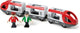 Brio rode passagierstrein - driedelige trein voor world - 33505