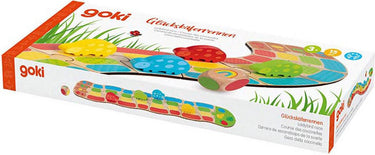Goki houten lieveheerstbeestjesrace dobbel kinderspel