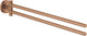 Grohe essentials handdoekhouder met twee draaibare armen -sunset gold (mat brons)