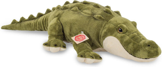 Teddy hermann hermann teddy knuffeldier krokodil - zachte pluche stof - premium knuffels - groen - 60 cm - reptielen