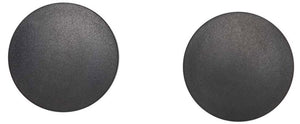 Maul magneet solid rond 2 stuks 2,5 kg kunststof ferriet bruchsicher ø 3.8 x 1.55 cm zwart