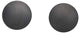 Maul magneet solid rond 2 stuks 2,5 kg kunststof ferriet bruchsicher ø 3.8 x 1.55 cm zwart