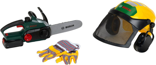 Klein toys - bosch bosarbeider-set - 52.4x20x34.9 cm - licht- en geluidseffecten - geel groen
