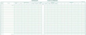 Exacompta boekhoudingsregister btw verkoop -31 lijnen - genummerd - met identificatieblad - nederlandstalig - ingebonden - 80 blad - - 14610x