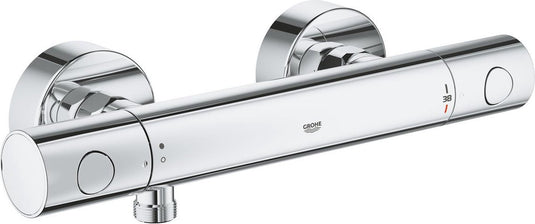 Grohe grohtherm 800 cosmopolitan thermostatische douchekraan - 15 cm - waterbesparend - inclusief koppelingen - chroom