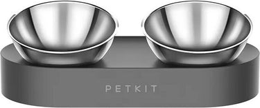 Petkit - fresh nano metal - roestvrijstalen voerbak voor huisdieren - verstelbaar 0 graden en 15 graden hoek om cervicale spondylose te verminderen - antislip anti-overloop voerbak voor katten en honden