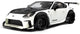 Solido toyota gr86 liberty walk body kit '24, wit schaal 1:18