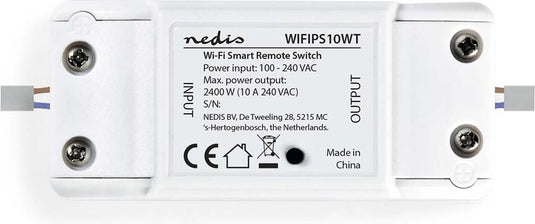 Nedis smartlife inbouwmodule - schakelaar - 2400 w - kroonsteentjes - app beschikbaar voor: android ios