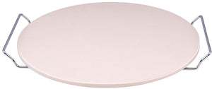 Alpina pizzasteen - pizza steen voor bbq en oven - ø33 cm - baksteen voor krokante korst - hittebestendige ovensteen