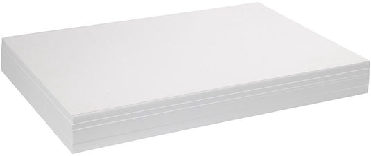 Creativ company wit papier 190 grams – a2 hobbykarton – stevig wit knutselpapier – 42x60 cm