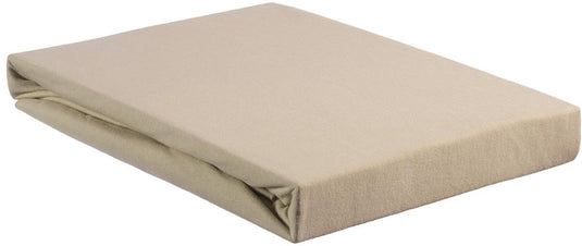 Beddinghouse - jersey - split-topper - hoeslaken - 160x220 cm - zand