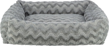 Trixie be eco - vital hondenmand loki - orthopedisch - soft edition - gerecycled polyester - grijs - 50x35 cm