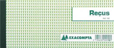 Exacompta ontvangsten | ft 9 x 13 cm | 50 vel | horizontaal | franstalig