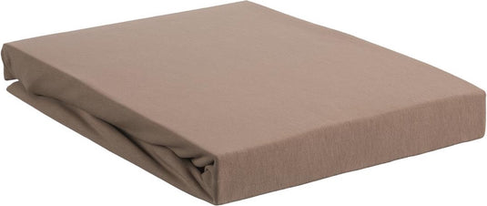 Beddinghouse - jersey-stretch - topper hoeslaken - 80x220 cm - taupe