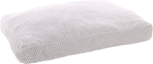 Flamingo hondenkussen – kattenkussen – hondenbed kattenbed – jacquard grijs – 100x70x12 cm – extra groot comfort