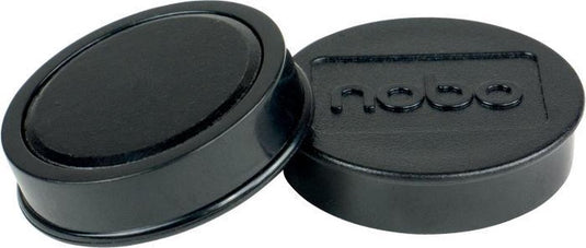 Nobo magnetische whiteboard magneten - pak van 10 stuks - 38mm magneten - zwart