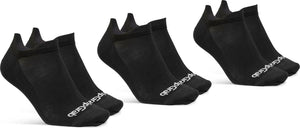 Gripgrab - classic no show zomer fietssokken 3pack enkelsokken coolmax sport sokken - zwart - unisex - maat xs (35-38)