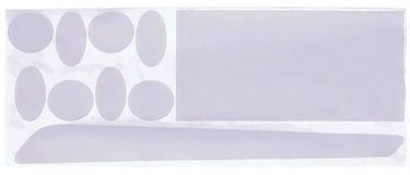 Bbb cycling clearskin - framebescherming fiets - transparante kabelstickers voor bescherming lak - water en hittebestendig - bbp-57