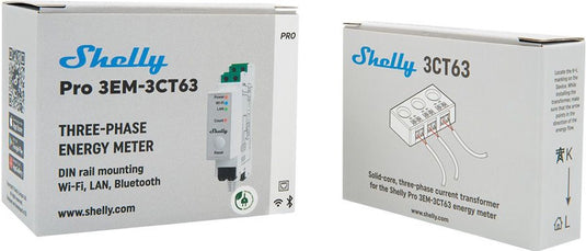 Shelly elektriciteitsverbruikmeter 1 3 richtingsgerichte wifi pro
