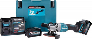 Makita ga005gz01 40v li-ion accu haakse slijper body in mbox - 125x22,23mm - koolborstelloos