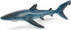 Bullyland 67411 – speelfiguur en verzamelfiguur blauwe haai – ca. 14 cm – levensecht en detailrijk vormgegeven – ideaal als educatief speelfiguur en klein cadeautje voor kinderen vanaf 3 jaar.