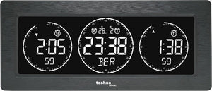 Technoline wereldklok wt 458 232x99x48mm zwart