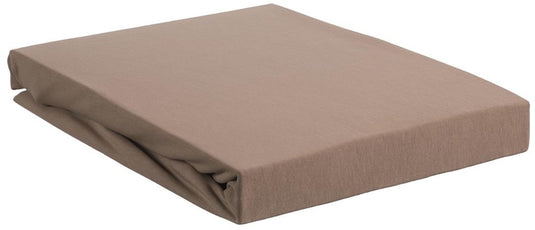 Beddinghouse jersey - splittopper hoeslaken - 180x200 220 - taupe