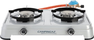 Campingaz camping cook cv camping kooktoestel - kampeer kooktoestel 2 pits - 2x 1800 watt - zilvergrijs