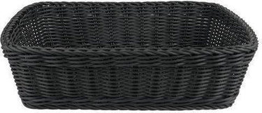 Westmark saleen - mand - kunststof - rechthoek - 40 x 32 cm - zwart - 1 stuk