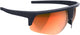 Bbb cycling comet fietsbril heren en dames - duurzame sportbril - wielrenbril geschikt voor race, mtb gravel - mat zwart mlc oranje rood - bsg-75