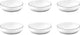 Medard de noblat - yaka black - salade en pastabord 20 cm - 6 delig - porselein