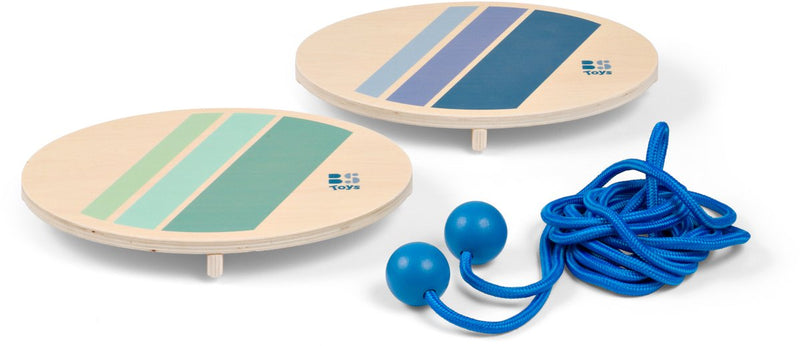 Chargez l'image dans la visionneuse de la galerie, Bs toys tug of two ga531 – houten balansspel met touw – kinderspel
