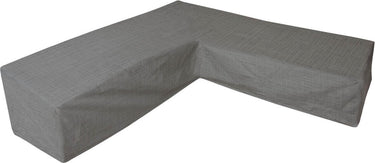 Eurotrail waterdichte hoes voor l vormige loungeset, hoekbank, cantonic 225x225x100 70 cm, grijs