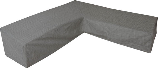 Eurotrail waterdichte hoes voor l vormige loungeset, hoekbank, cantonic 225x225x100 70 cm, grijs