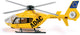 Siku 2539, reddingshelikopter, 1:55, metaal kunststof, geel, beweegbare rotors